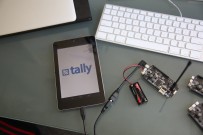 Tally Android app connected to Tally device